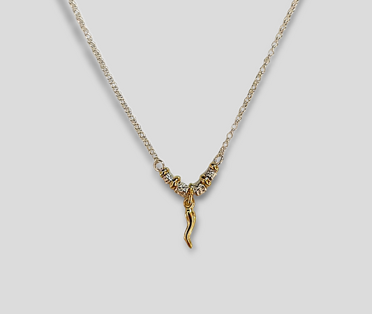 COLLANA CORNETTO PLACCATO ORO