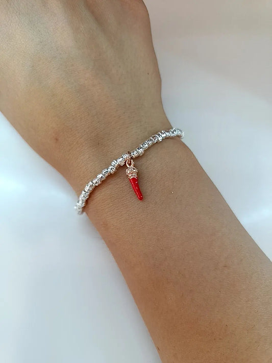 BRACCIALE CORNETTO ARGENTO
