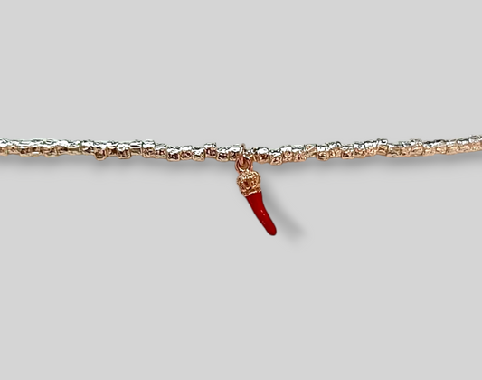 BRACCIALE CORNETTO ARGENTO