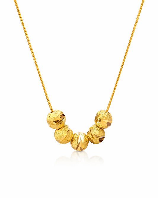 Collana sfere lux