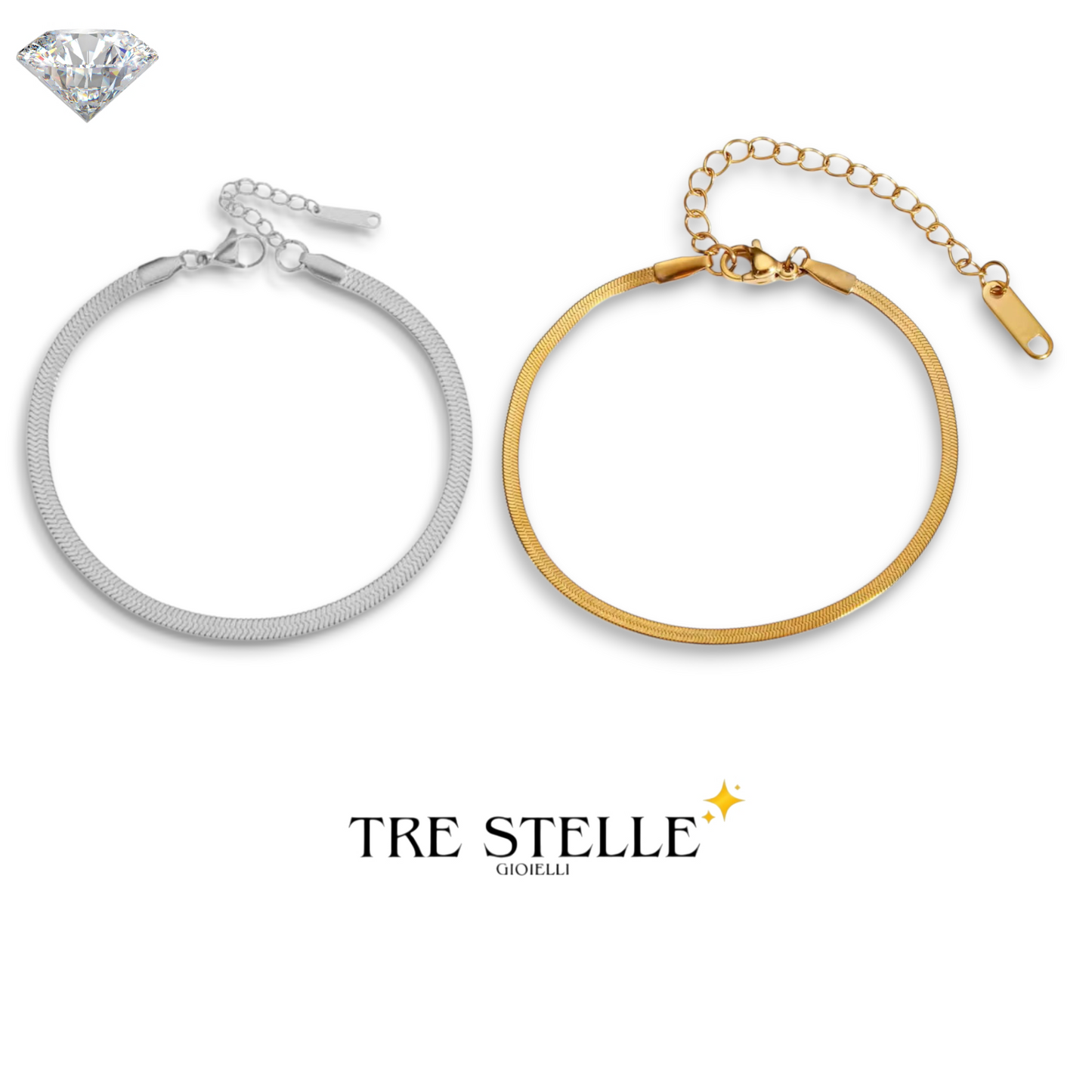 Bracciale snake gold