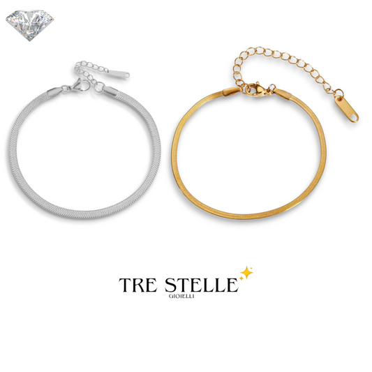 Bracciale snake gold
