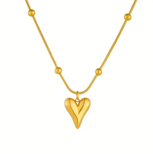 Collana cuore allungato
