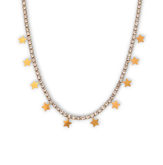 Collana tennis + stelline