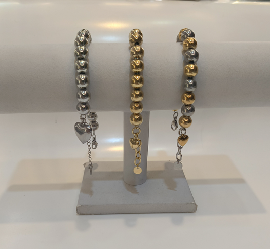 Bracciale a Sfera Con Sonaglio 10mm