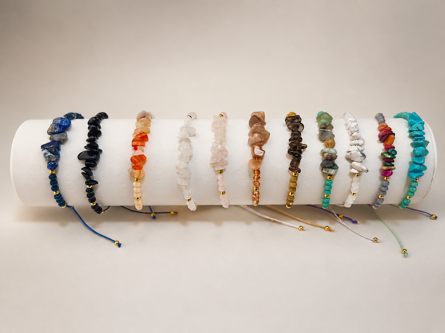 Bracciale con pietre naturali