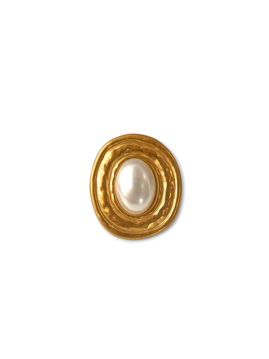 Anello round pearl