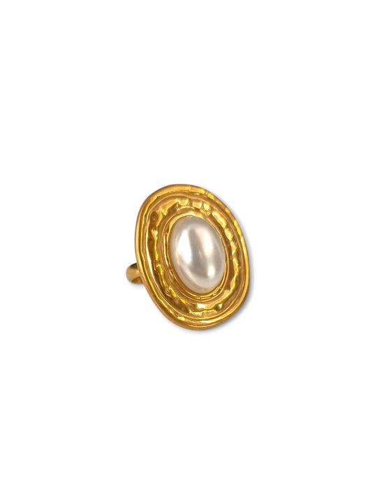 Anello round pearl
