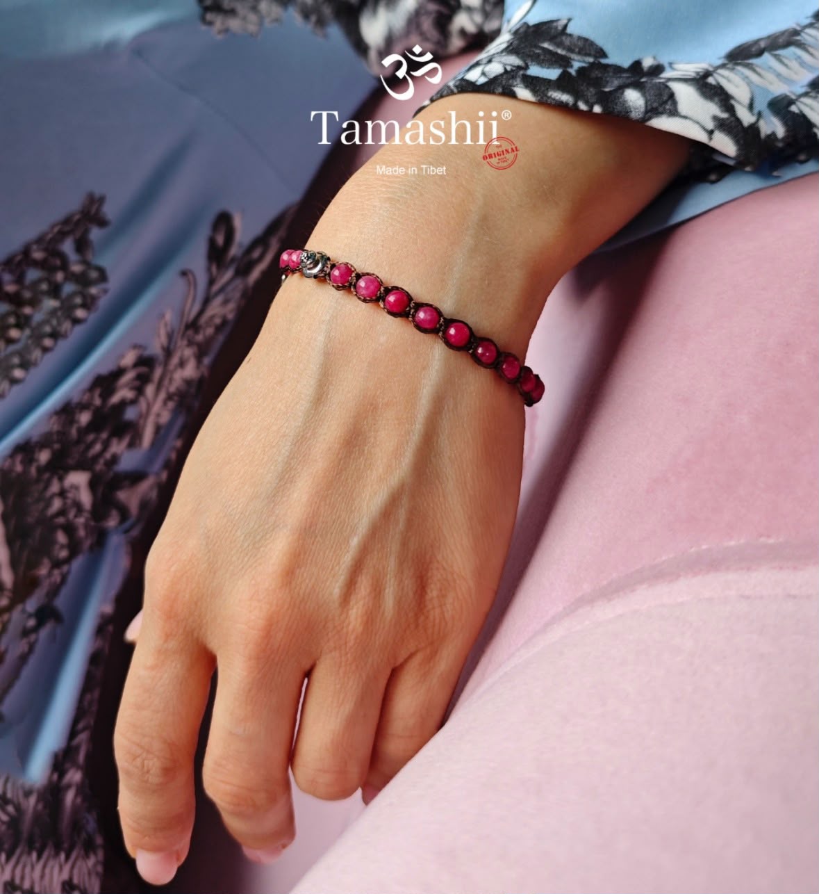 Bracciale Tamashii Essenza Giada Rosa ref. BHS907-199