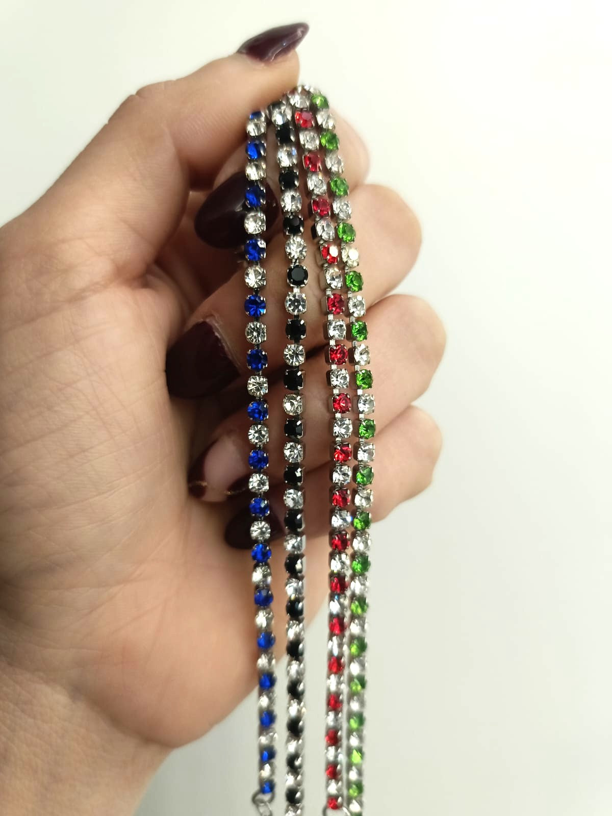 Bracciali tennis colorati