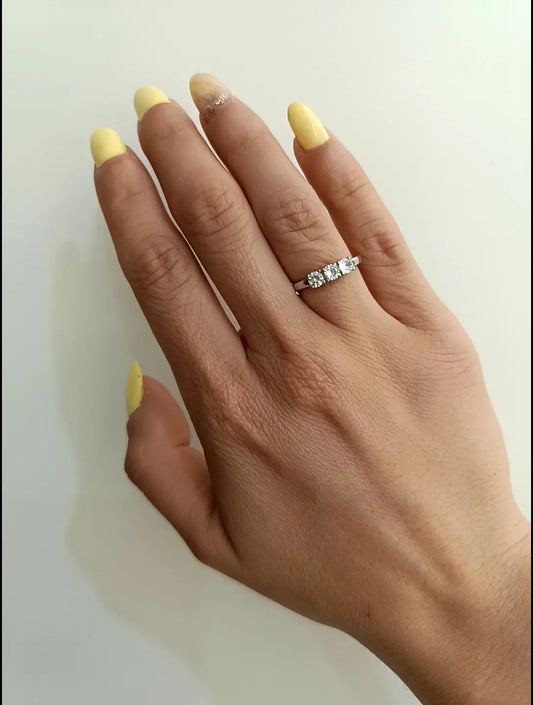 ANELLO TRILOGY ARGENTO