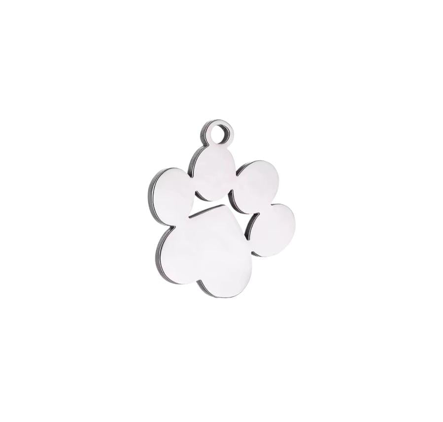 Ciondolo zampa silver